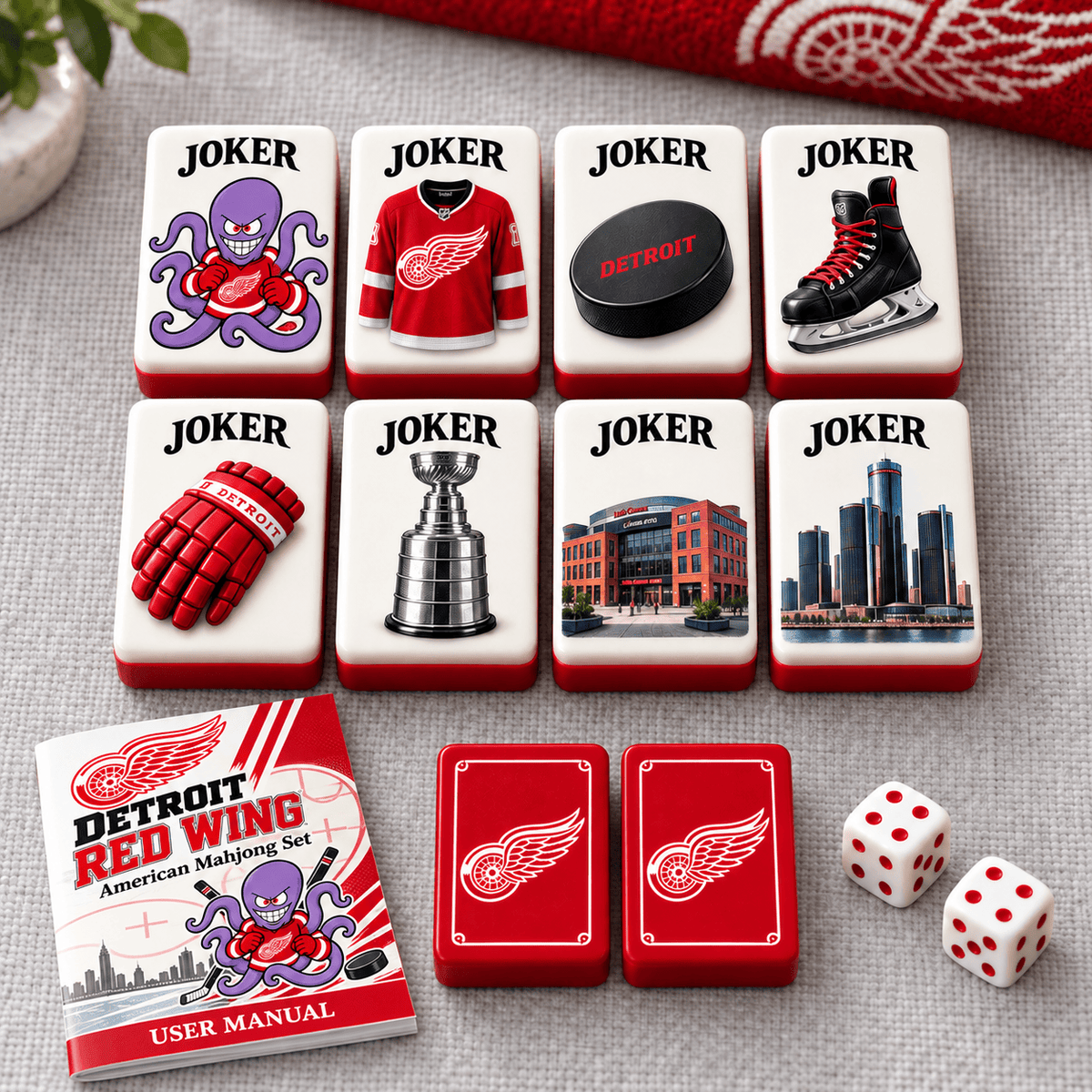 Premium DRW Mahjong Tiles Set TTMH