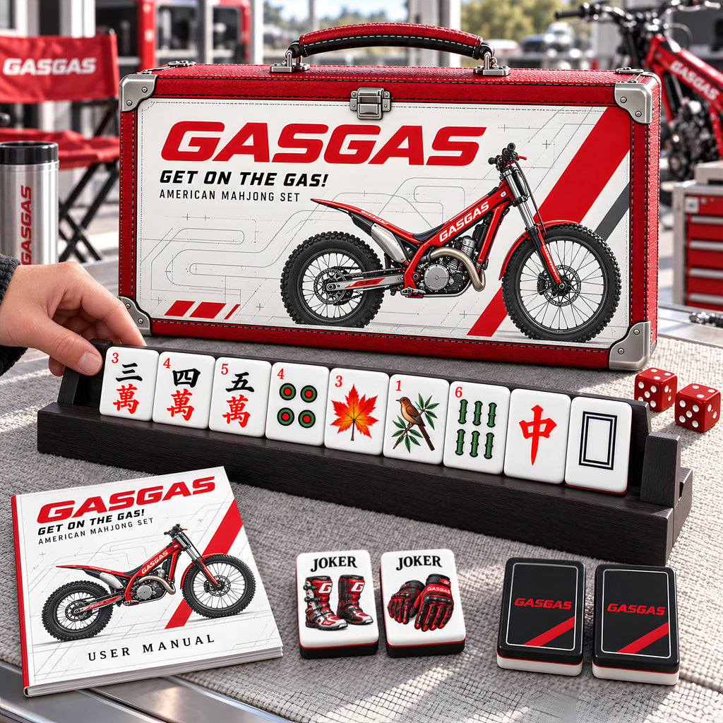 Premium GAS Mahjong Tiles Set PVNA
