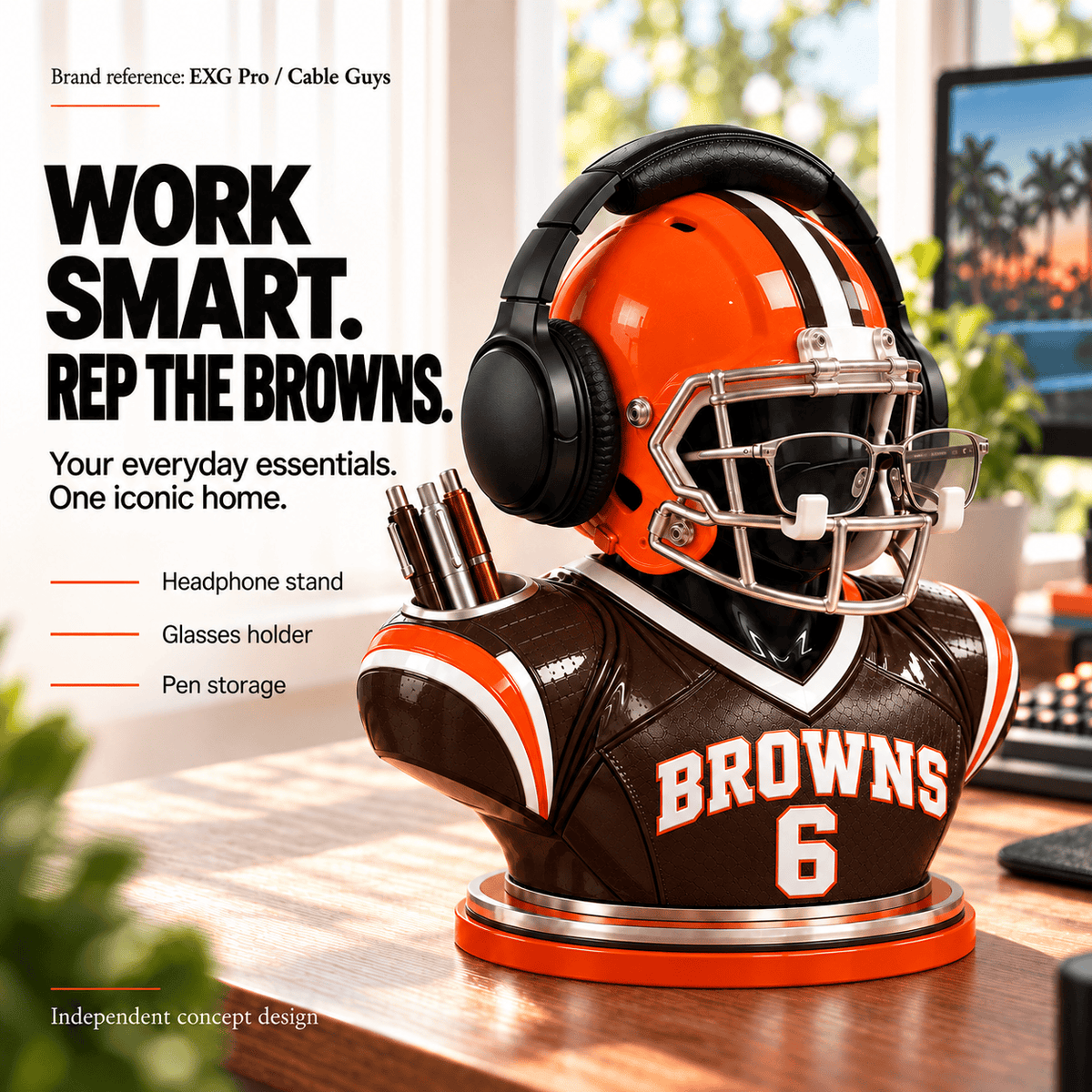 CLVB 3-in-1 Desk Organizer DNBN